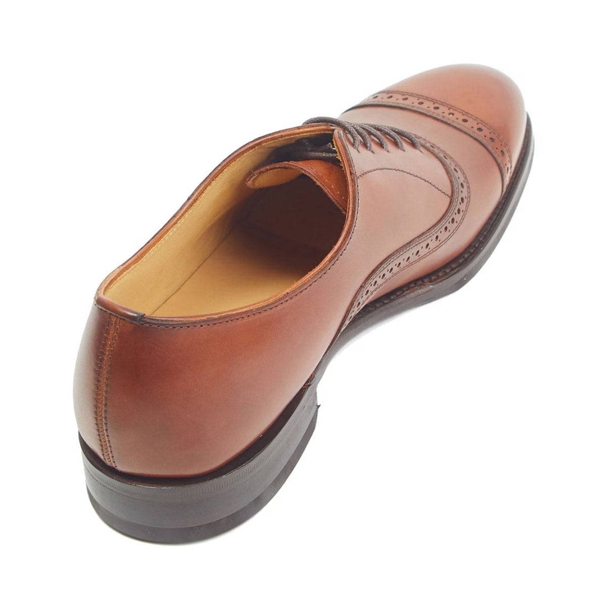 トレーディングポスト T1912 BROWN パンチドキャップトゥ メンズ