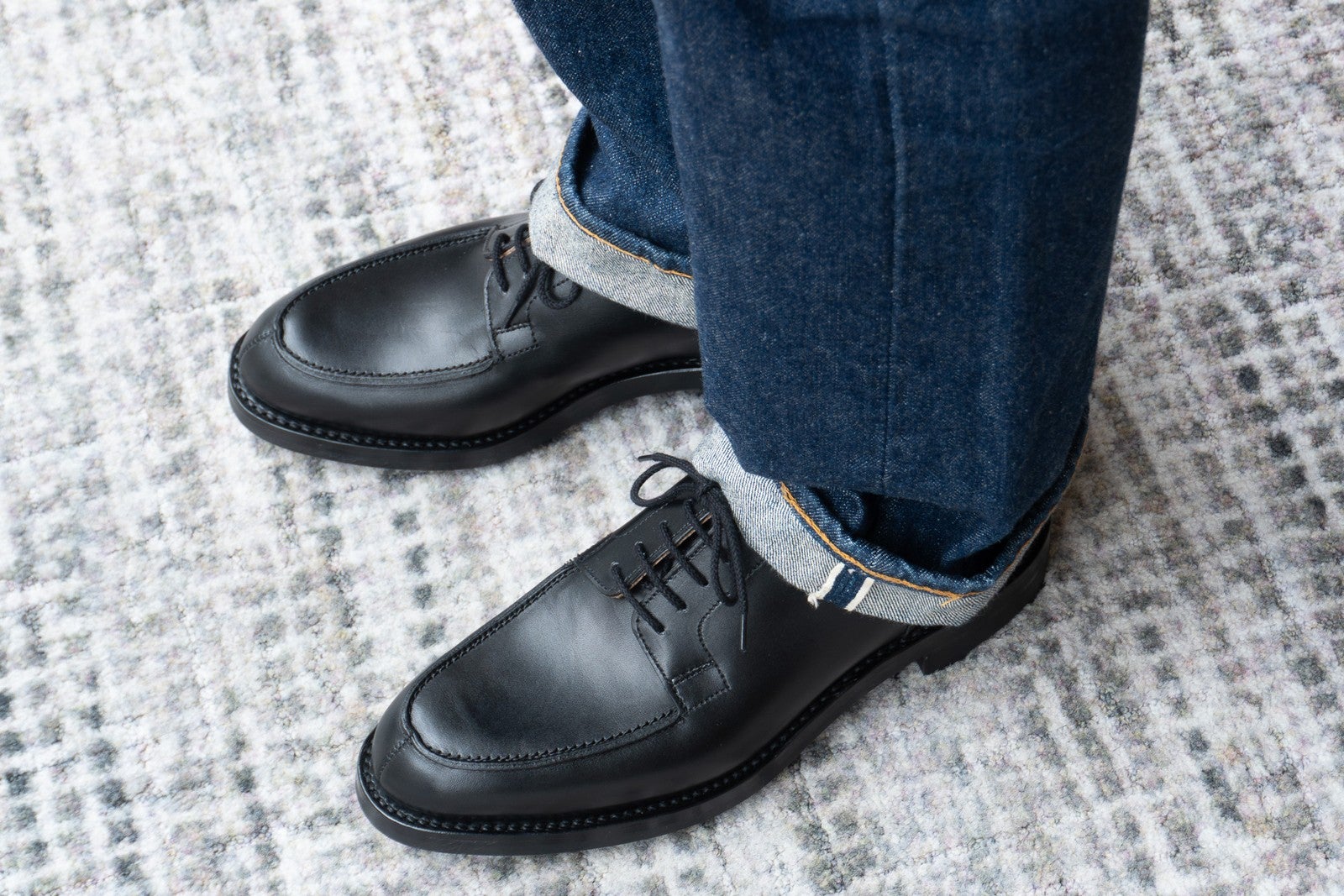 クロケット＆ジョーンズ アストン|ASTON BLACK Uチップ メンズ