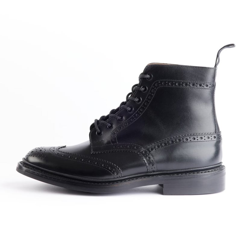 トリッカーズ STOW BLACK ウィングチップ メンズ | TRADING POST