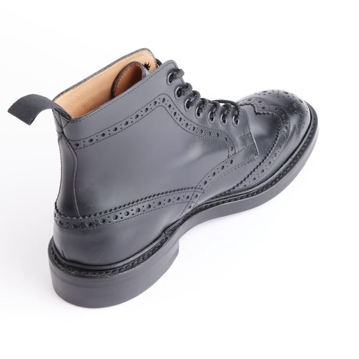 トリッカーズ STOW BLACK ウィングチップ メンズ | TRADING POST