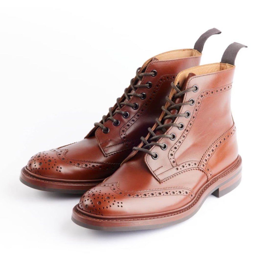トリッカーズTricker's ウィングチップ ブラウン トリッカーズ STOW MARRON ウィングチップ メンズ | TRADING POST