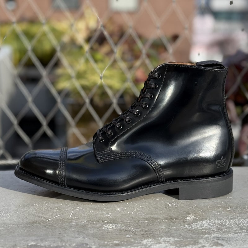 サンダース MILITARY DERBY BOOT BLACK レースアップブーツ メンズ 