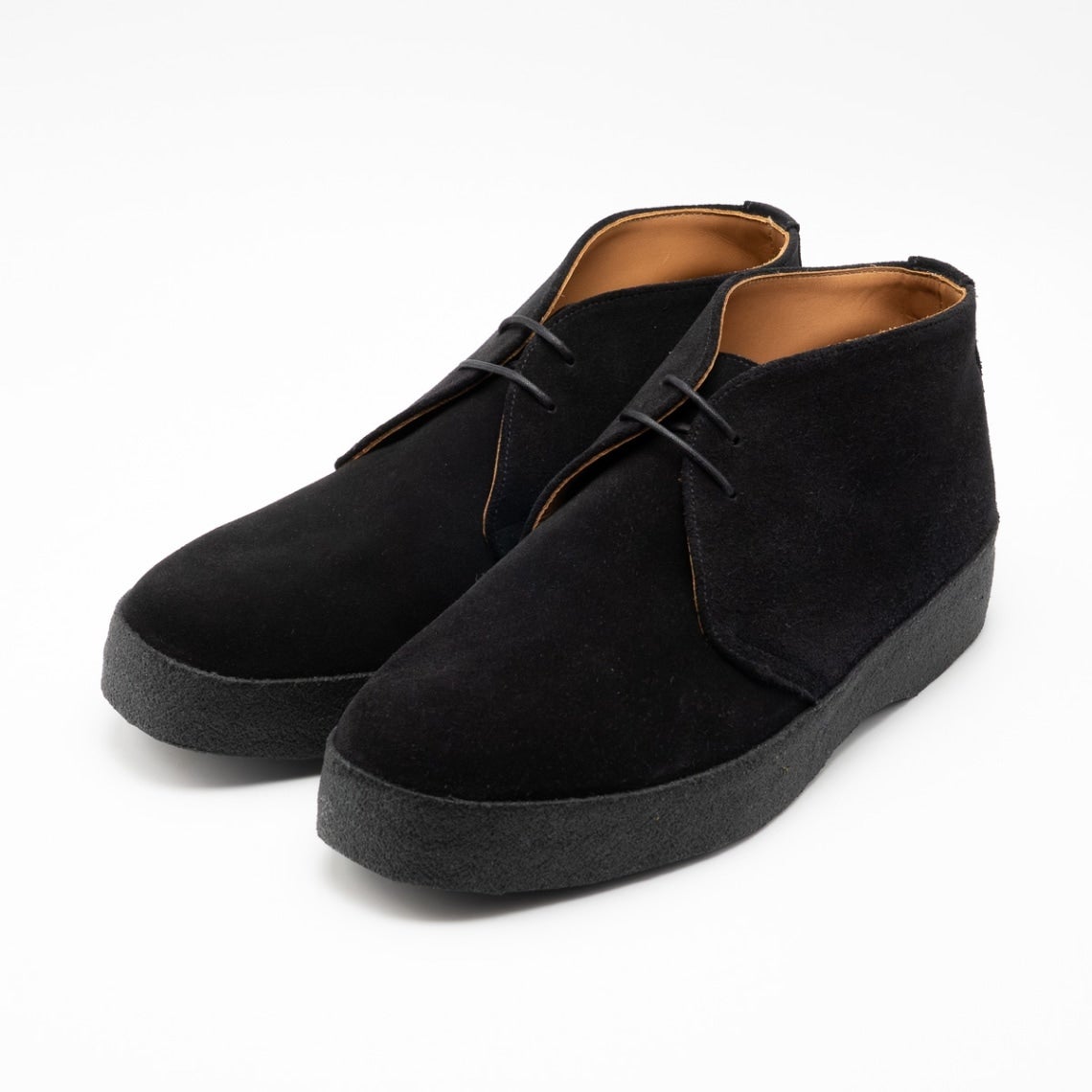 サンダース　スエード ウィングチップ コマンドソール　ブラック　UK8 サンダース BRIT CHUKKA BLACK プレーントウ メンズ | TRADING POST