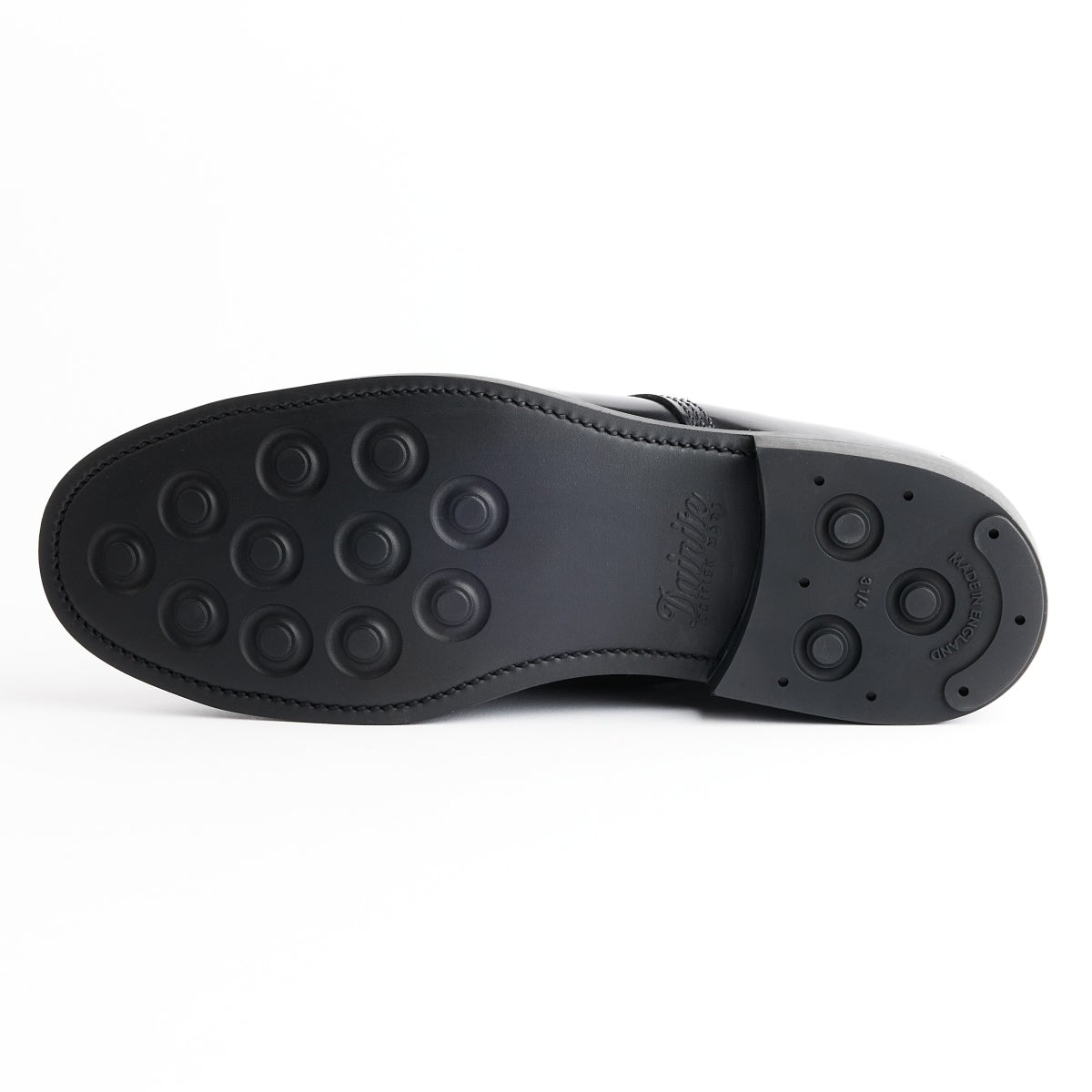 サンダース MILITARY DERBY SHOE BLACK キャップトウ メンズ | TRADING