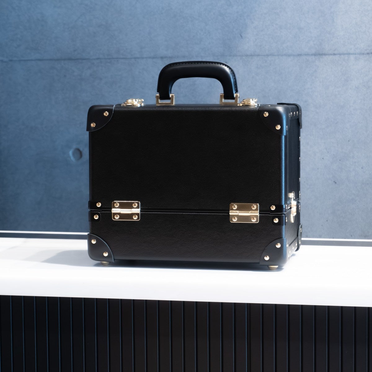 タイムボイジャー シューケア用品収納ボックス BLACK メンテナンス