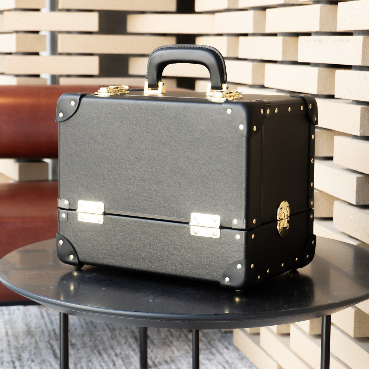 タイムボイジャー シューケア用品収納ボックス BLACK メンテナンス