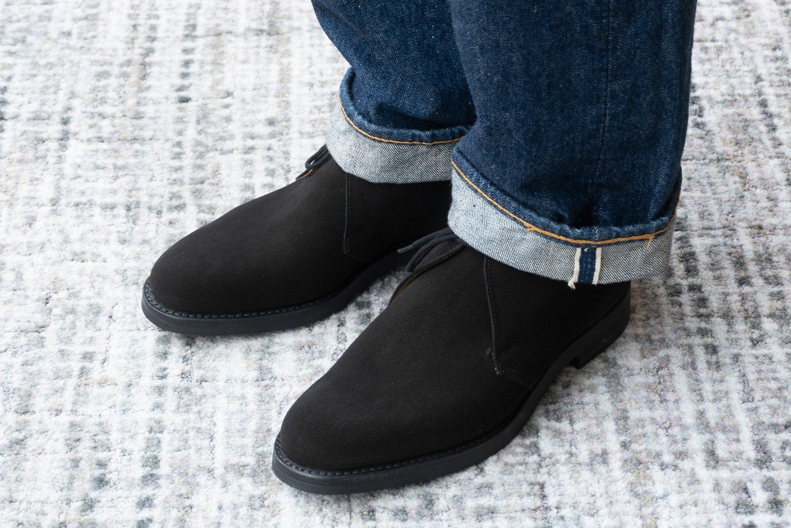 クロケット＆ジョーンズ チャートシー|CHERTSEY BLACK プレーントゥ