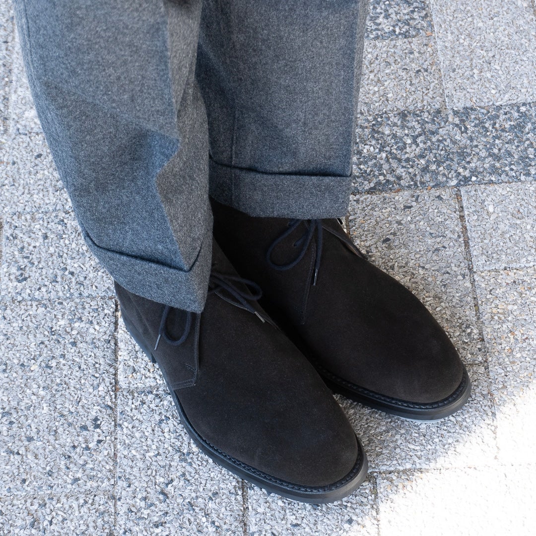 クロケット＆ジョーンズ チャートシー|CHERTSEY BLACK プレーントゥ