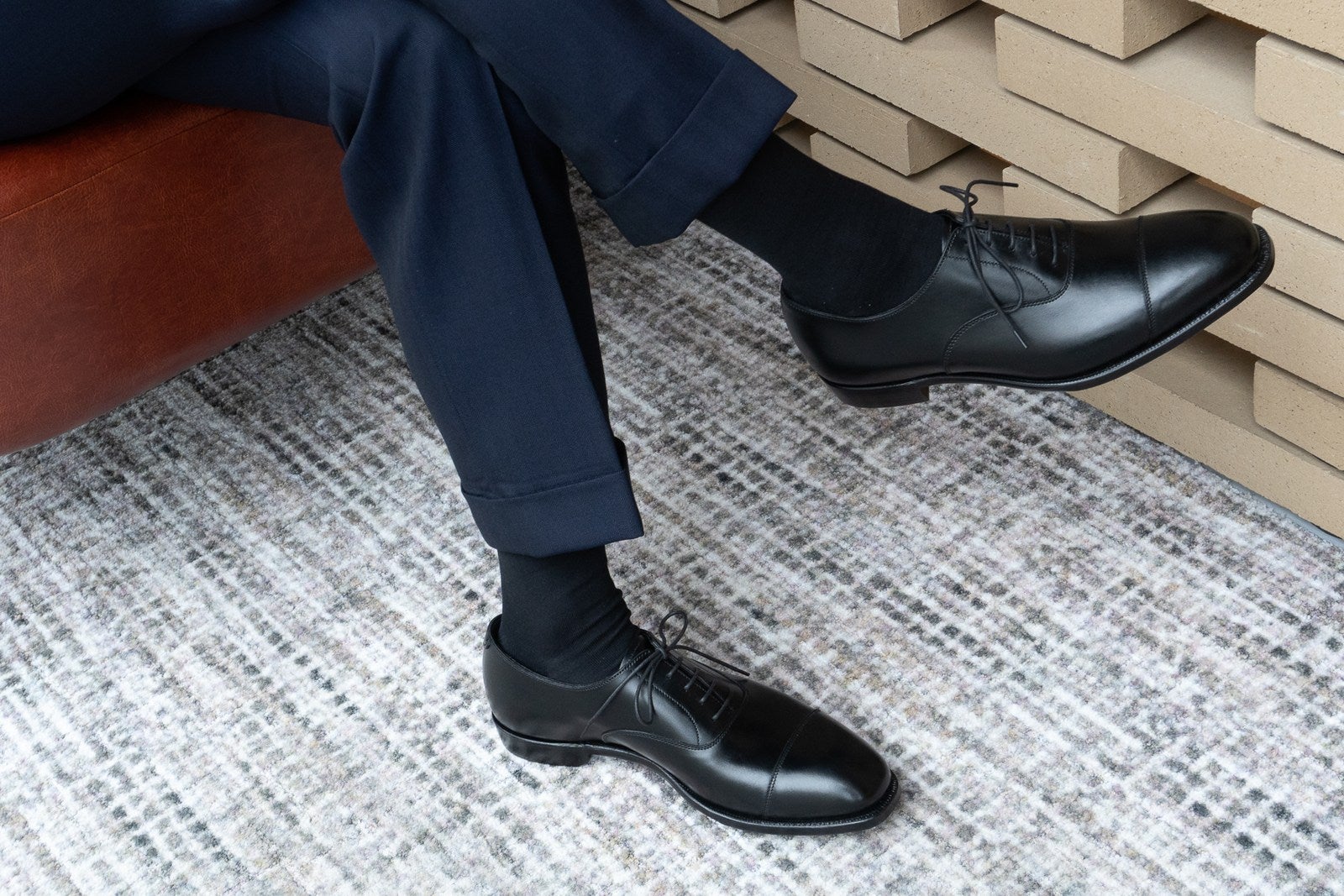 クロケット&ジョーンズ オードリー3|AUDLEY 3 BLACK ストレートチップ