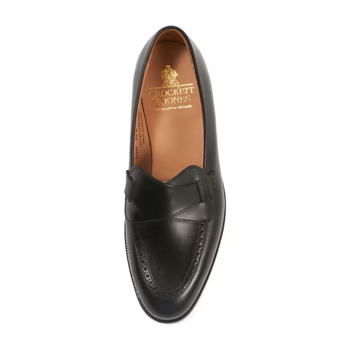 【rrr】CROCKETT&JONES バタフライローファー UK7.5 クロケット＆ジョーンズ アドミラル 3|ADMIRAL 3 BLACK バタフライ