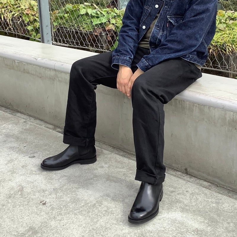 クロケット＆ジョーンズ チェルシー 19|CHELSEA 19 BLACK サイドゴア 