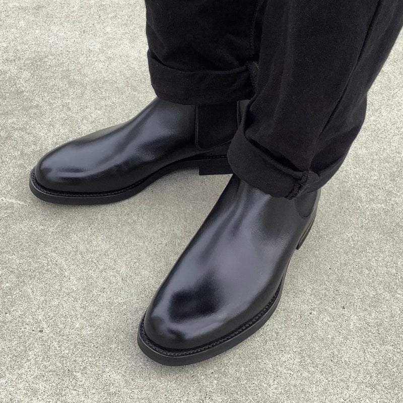 クロケット＆ジョーンズ チェルシー 19|CHELSEA 19 BLACK サイドゴア 