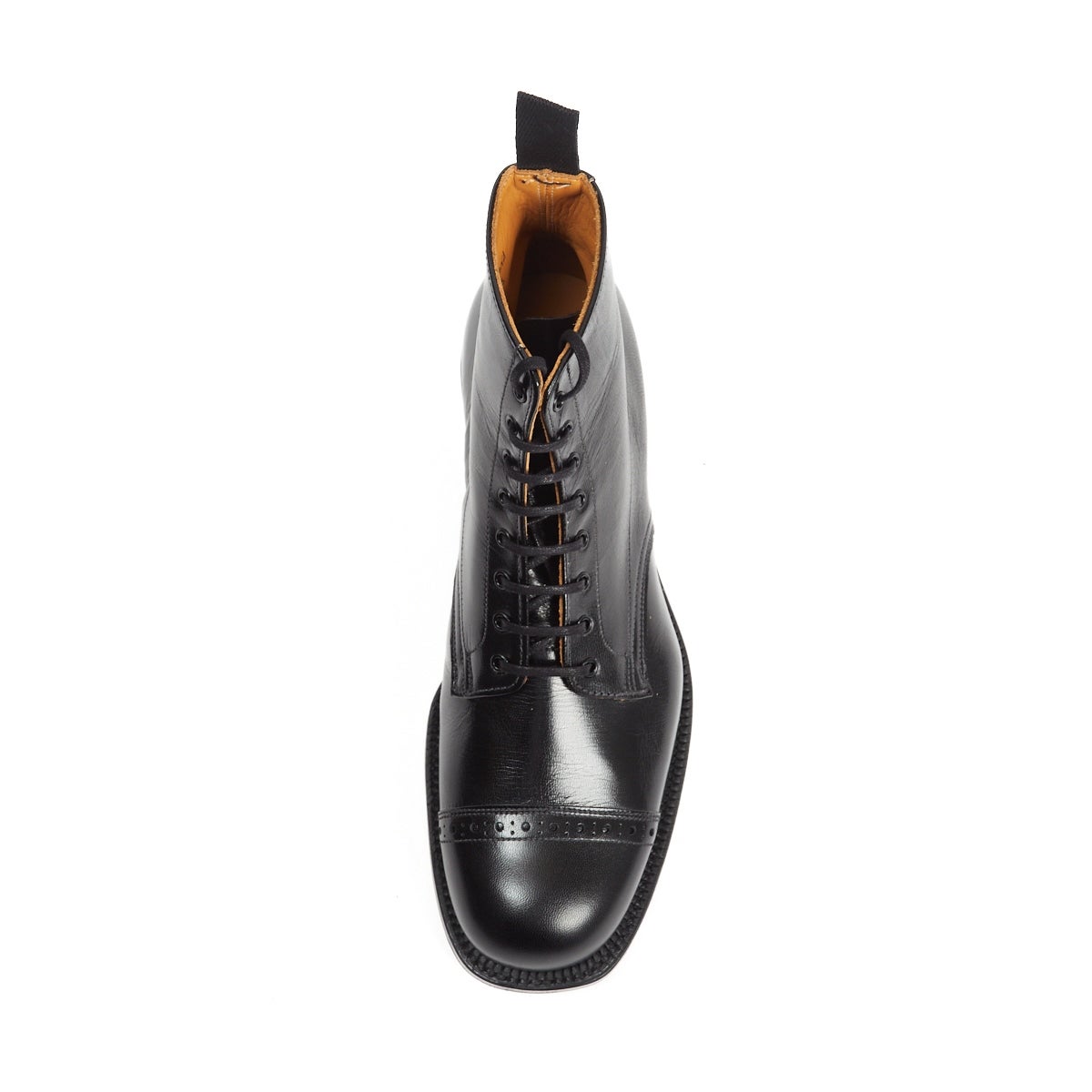 グレンソン シュー 1|SHOE 1 BLACK レースアップブーツ メンズ