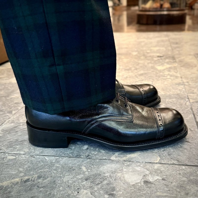 グレンソン シュー 1|SHOE 1 BLACK レースアップブーツ メンズ 