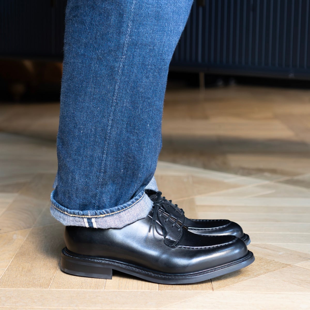 SALE】トレーディングポスト 2102 BLACK Uチップ メンズ[サイズ交換