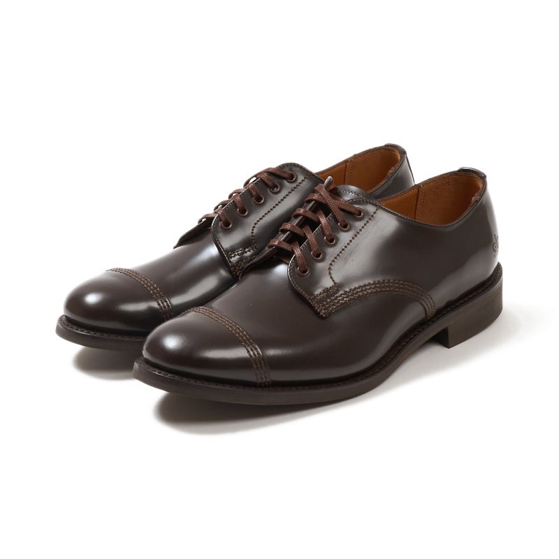 サンダース ミリタリーダービーシューズ|M.DERBYCAPTOE EBONYBROWN 