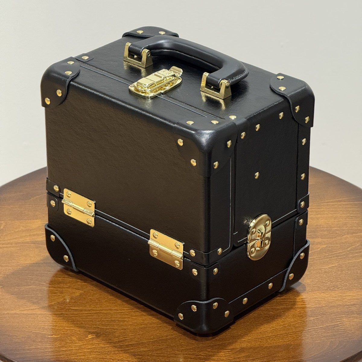 タイムボイジャー シューケア用品収納ボックス BLACK メンテナンス
